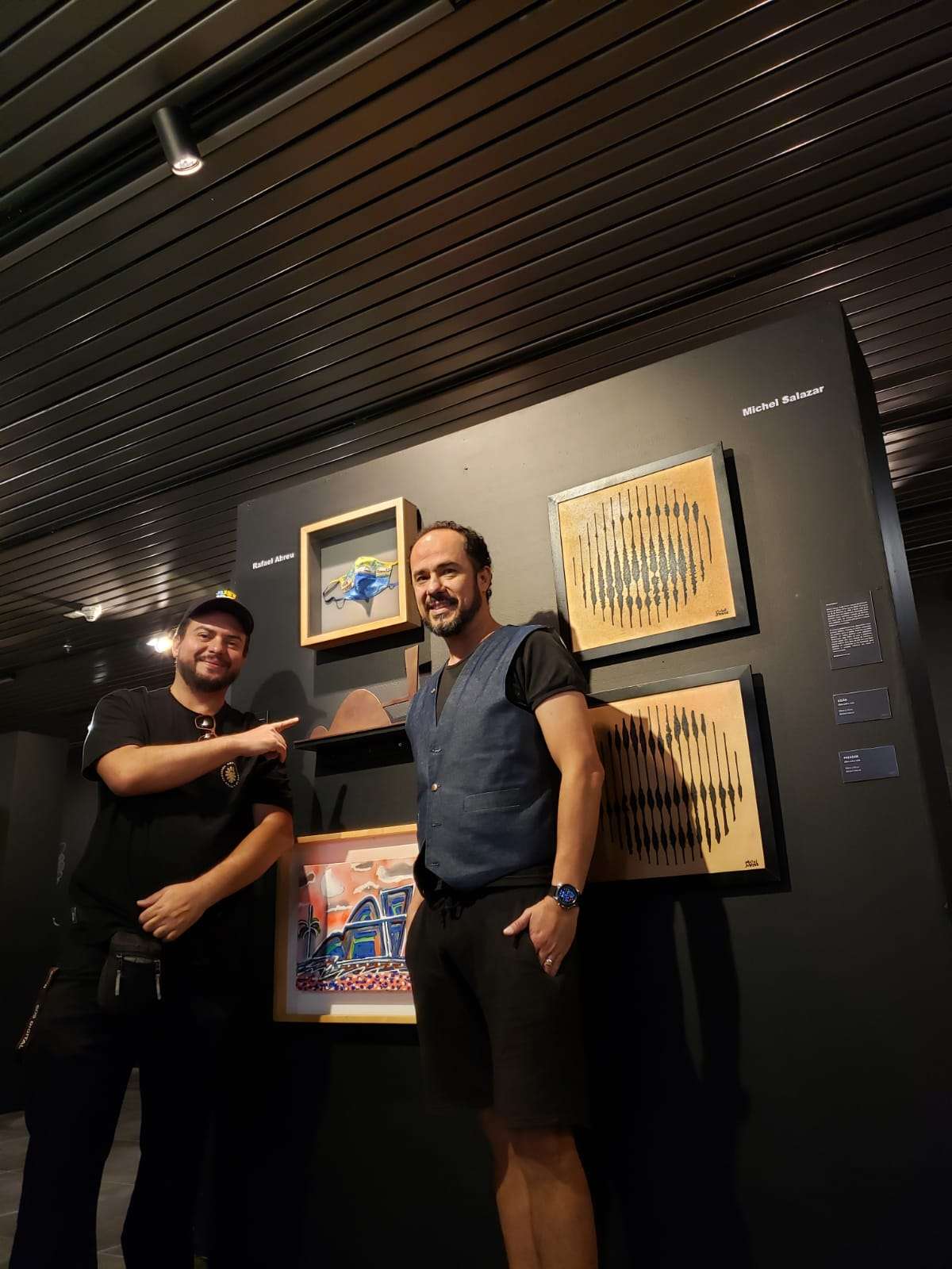 Bastidores da exposição