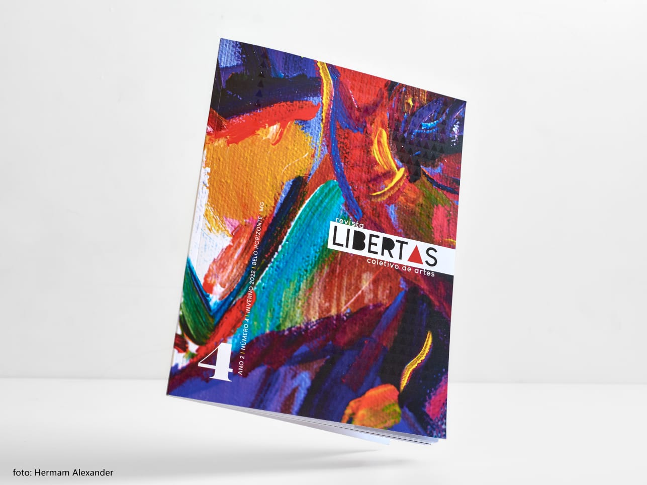 Bastidores da exposição Libertas